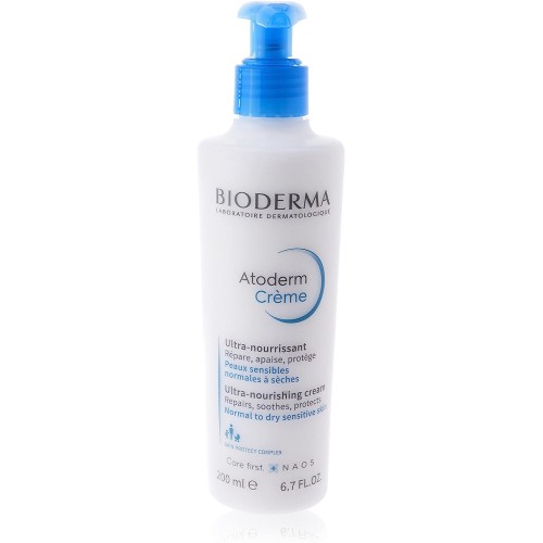 BIODERMA ATODERM  كريم مغذي للغاية للبشرة العادية و الجافة والحساسة | 200 مل
